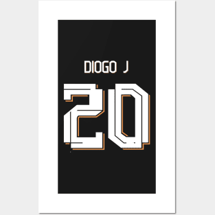 Diogo Jota Liverpool Home jersey 22/23 Posters and Art